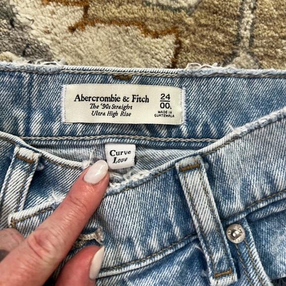 Asymmetrical Waist Denim Jeans 00 LONG - Picture 3 of 4